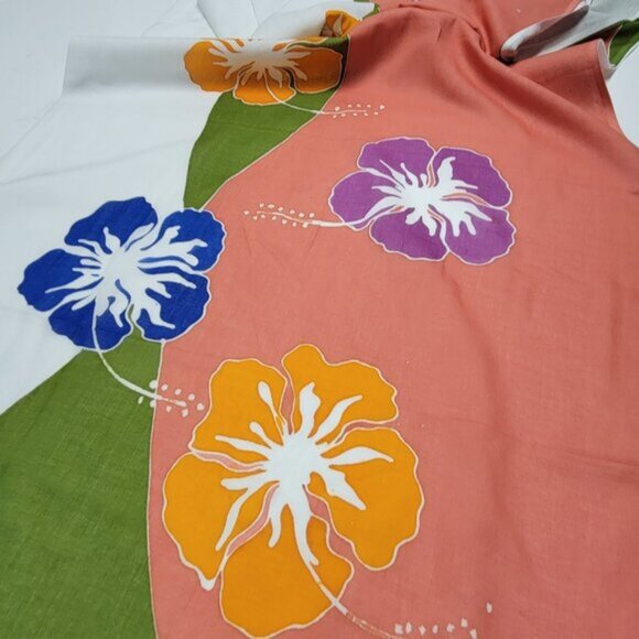 Womens Sarong Cotton Wrap, Handpainted Batik Wrapskirt Beach Pareo Beachwear-NEW - Picture 8 of 8